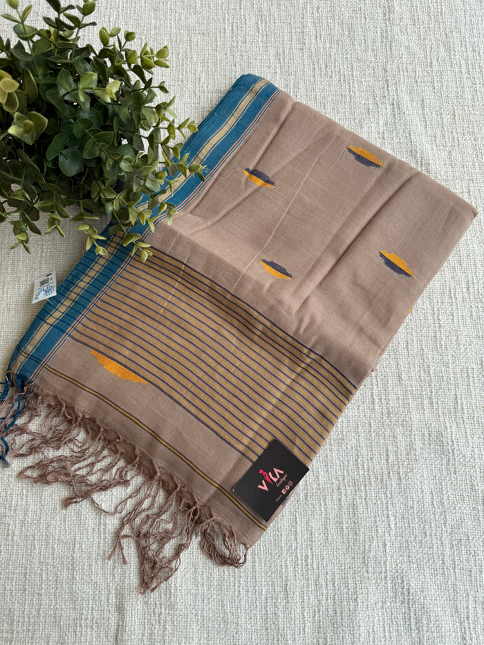 Parwa Bhutti mul cotton saree
