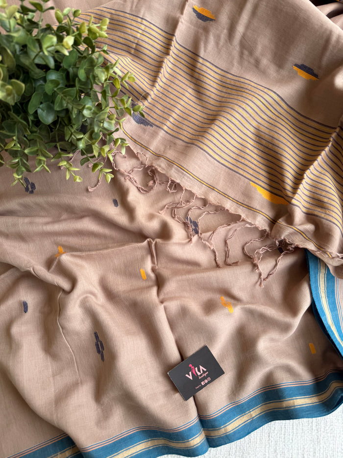 Parwa Bhutti mul cotton saree