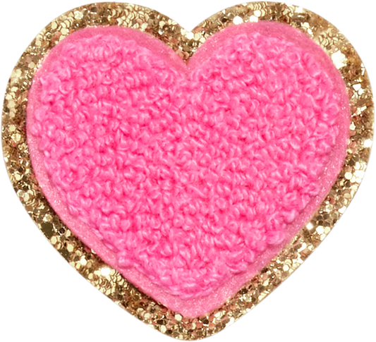 PATCH HEART GLITTER