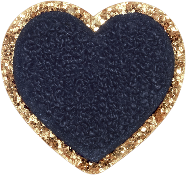 PATCH HEART GLITTER
