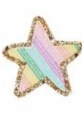 PATCH RAINBOW GLITTER