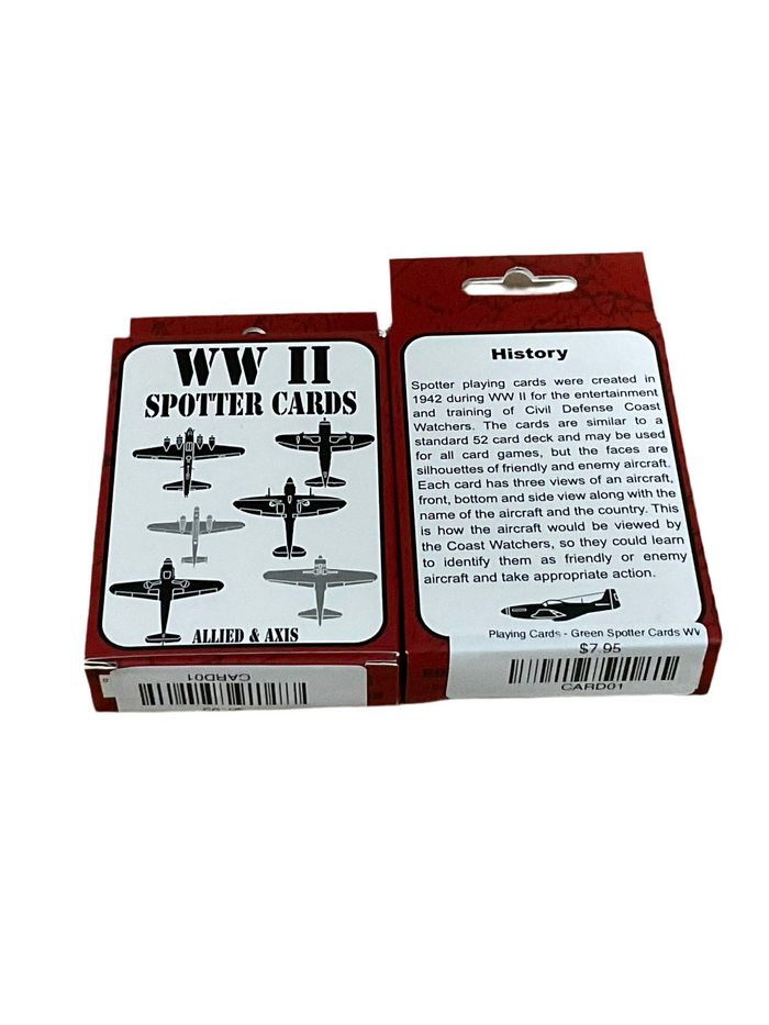 Playing Cards - Spotter Cards WWII