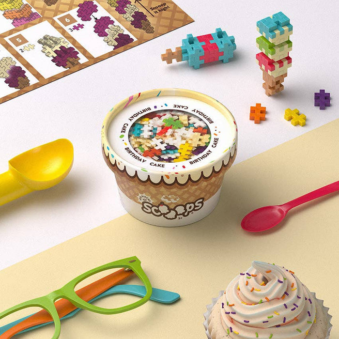 Plus-Plus USA Scooops Birthday Cake Set