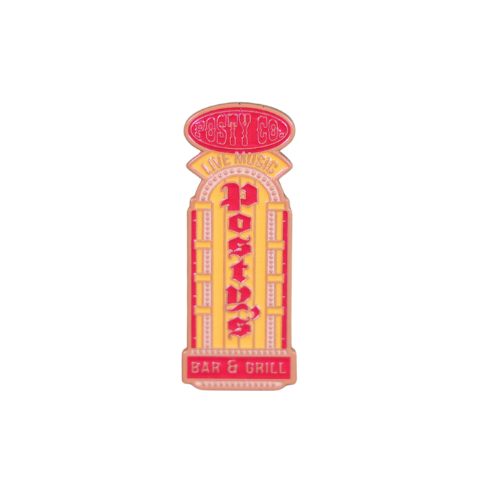 Posty's Bar Sign Pin