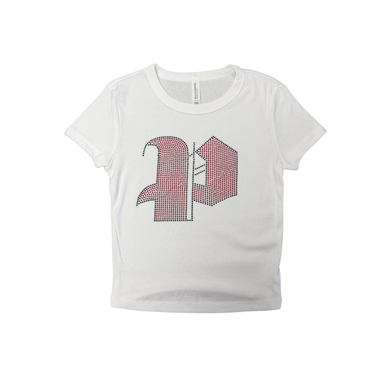 Posty's Rhinstone P Icon Tee