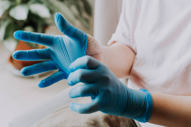 Powder-Free Nitrile Exam Gloves, 1 Box (Pack of 100)