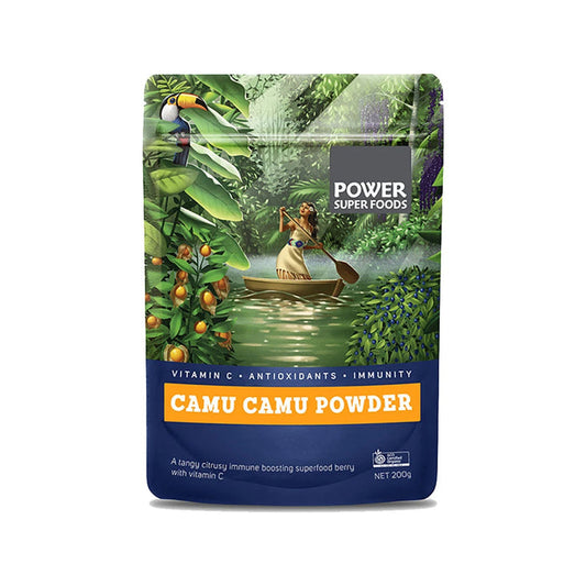 POWER SUPER FOODS Organic Camu Camu Powder - 200g - L'Organic