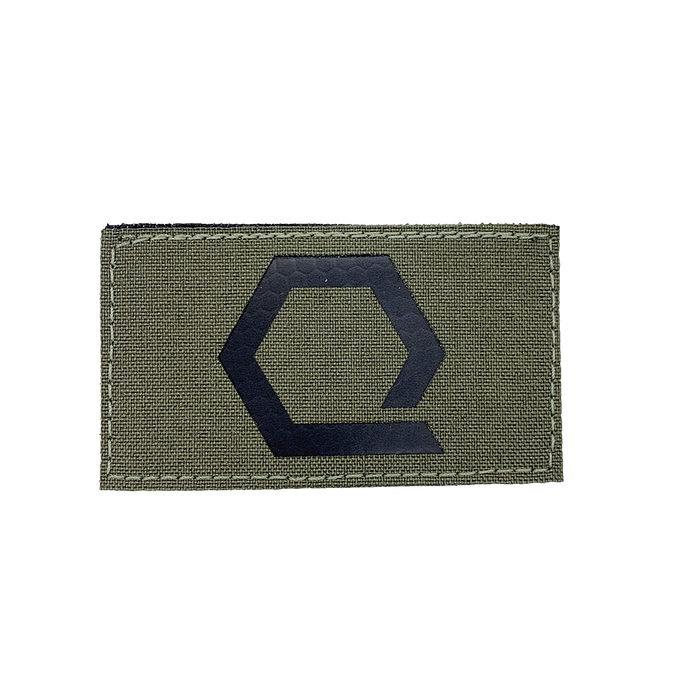 Q-Hex IR Velcro Patch in Ranger Green.