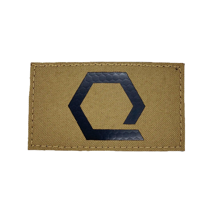 Q-Hex IR Velcro Patch in Coyote.