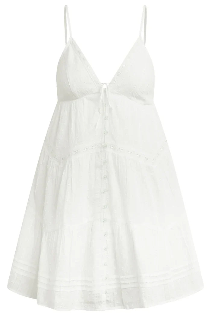Queens White Mini Dress