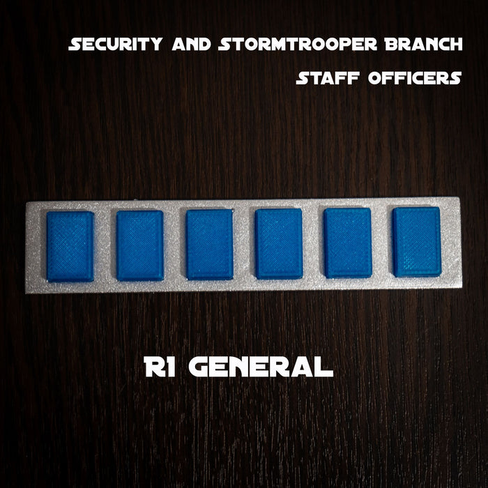 Rank badge Security and Stormtrooper Branch\ Staff Officers R1 General
