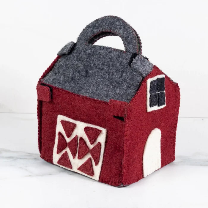 Red Barn Playhouse Set | The Winding Road