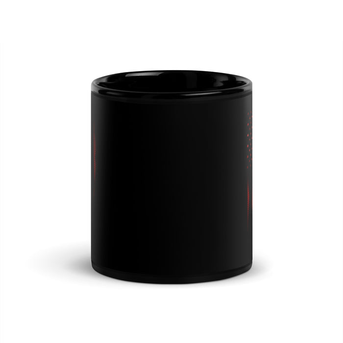 Red Carbon Onyx American Flag Mug