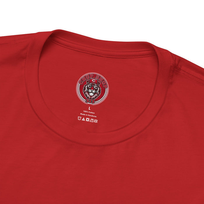 Reds Baseball Graphic Tee — City Skyline Baseball Design