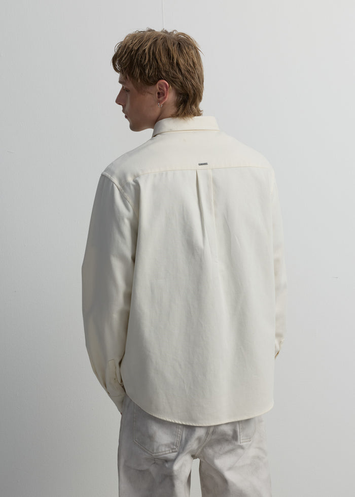 RELAXED-FIT COTTON TWILL SHIRT