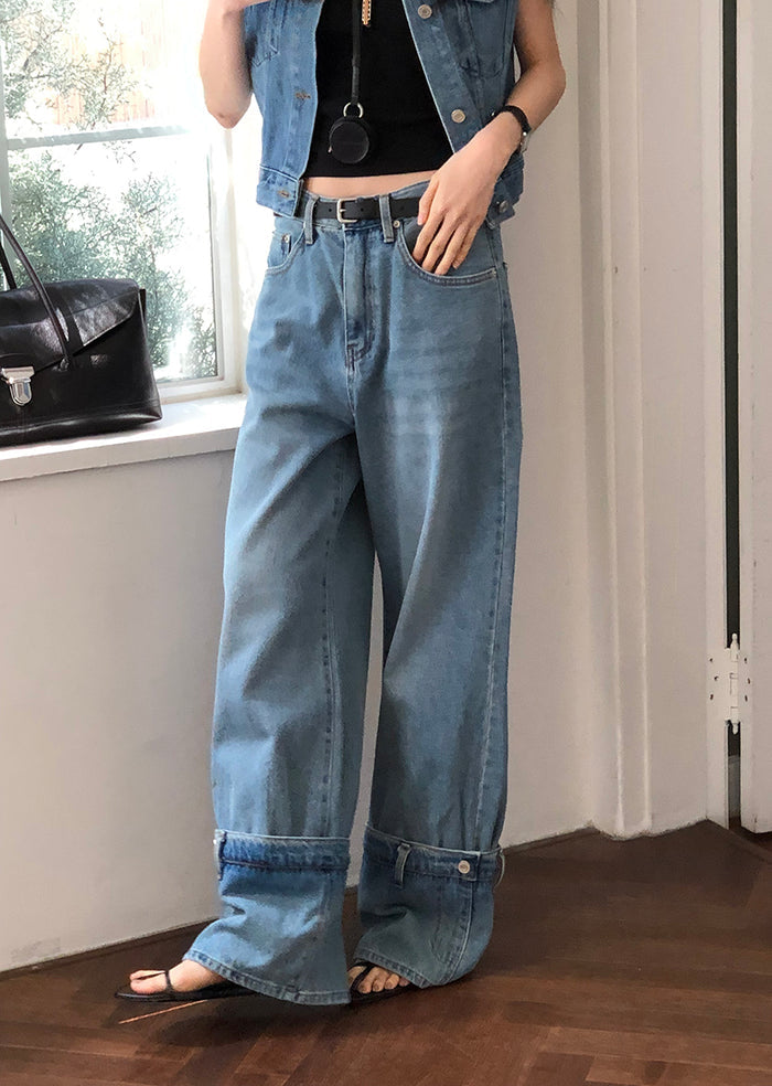 【REPELLER 2025SS】Pocket Wide Denim Pants