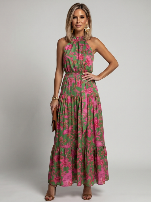 Rowen | Halter Midi Dress