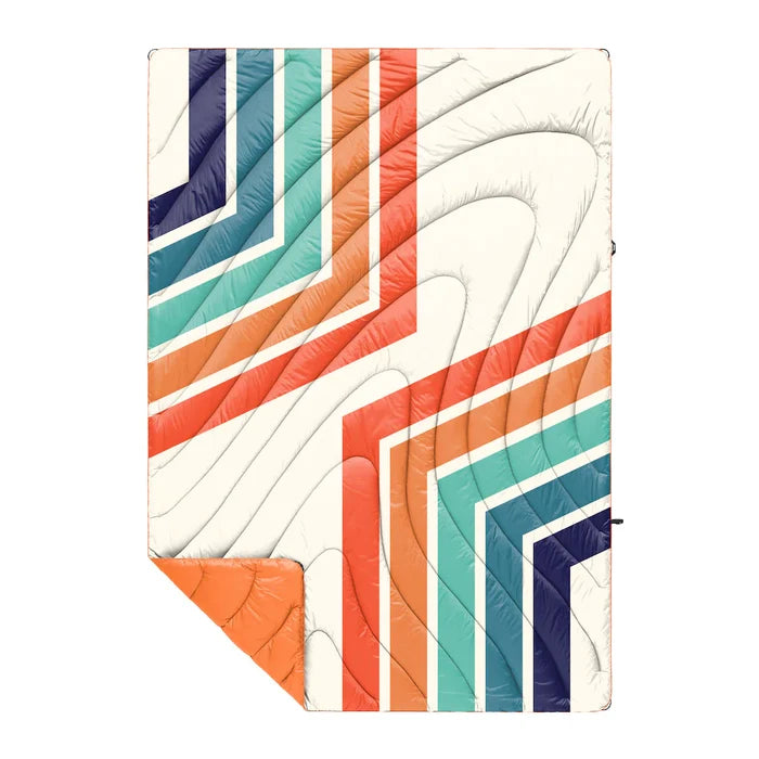 Rumpl Original Puffy Blanket - Retro Sunset