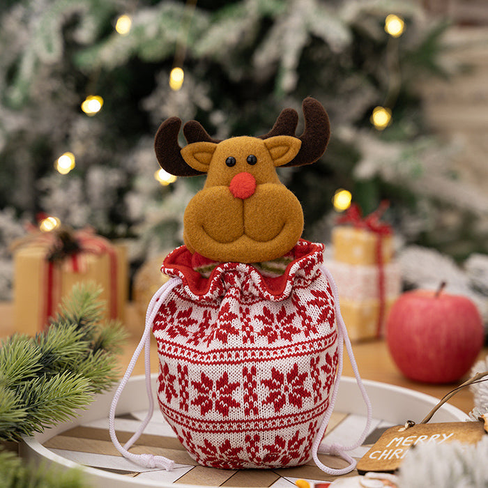Santa Sack Friends Decor - Holiday Christmas