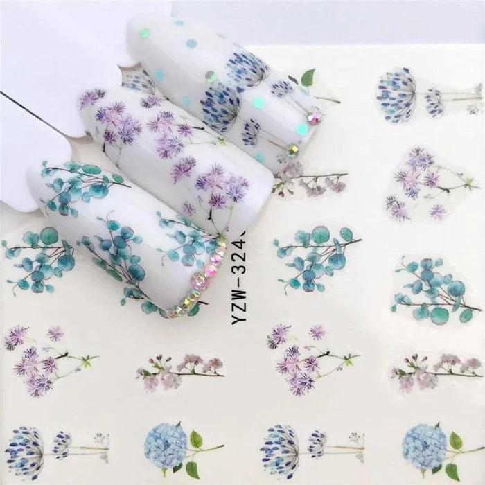 ScandiNordic Nail Decals for Minimalist Designs - Fernglow