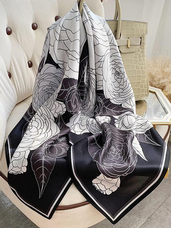 [P075] SilkSilky Pure Silk Scarf 001