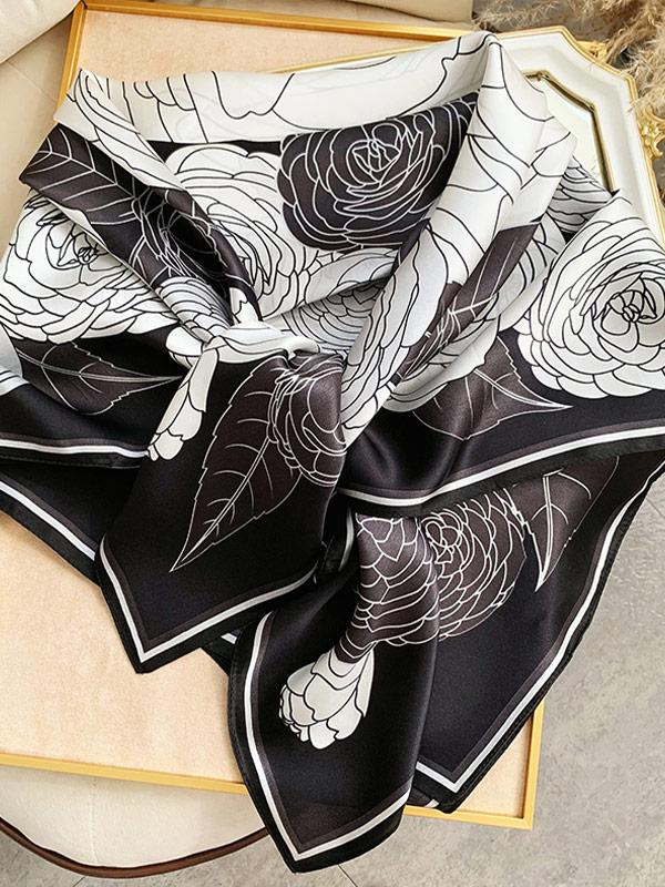 [P075] SilkSilky Pure Silk Scarf 002