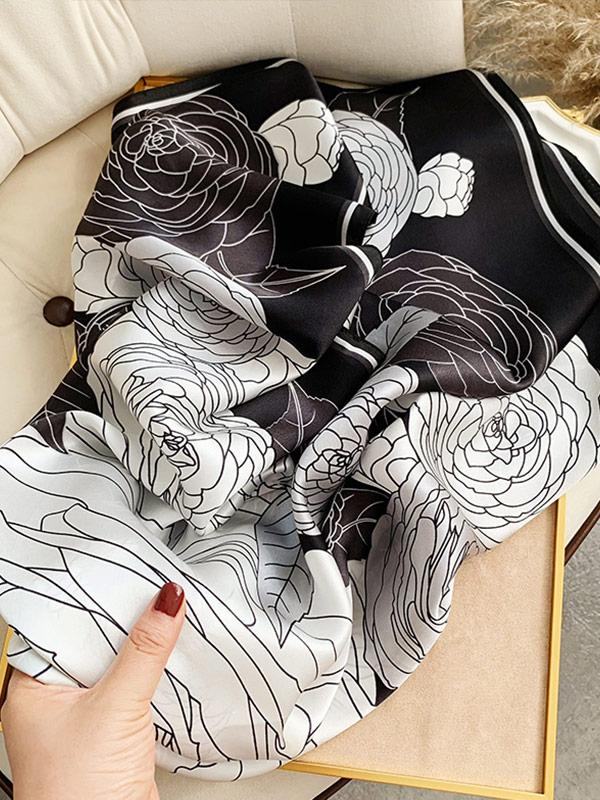 [P075] SilkSilky Pure Silk Scarf 003