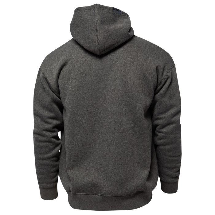 Sherpa Lined Zip Up Hoodie - Heather Charcoal