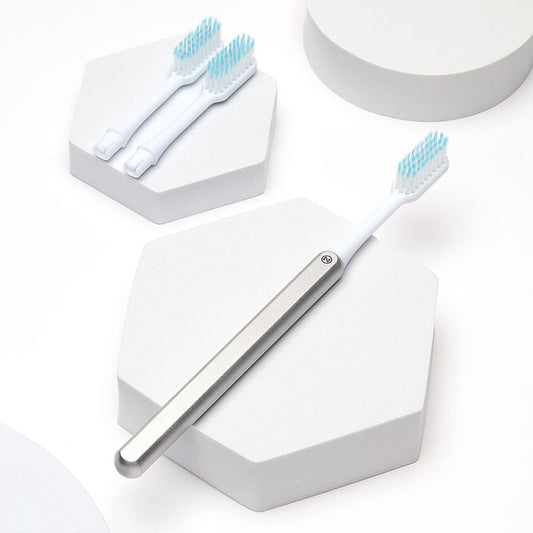 Silver Toothbrush + 2 brush heads