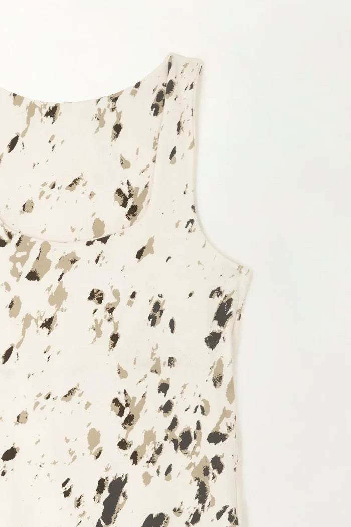 Sleeveless Printed T-Shirt for Women