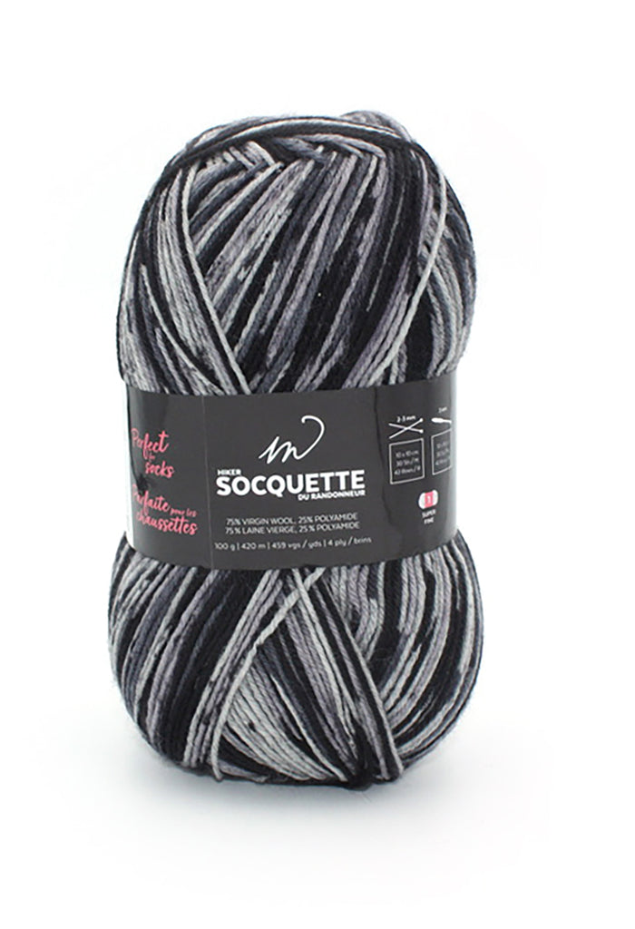 Socquette Yarn (75% Wool, 25% Polyamid)