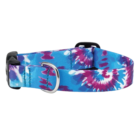 TIE-DYE-SPORT-DOG-COLLAR
