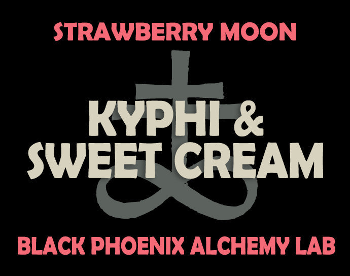 Strawberry Moon: Kyphi and Sweet Cream Perfume Oil