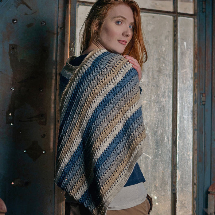 Striped Poncho