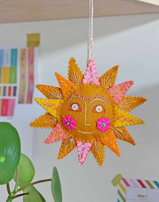 Sulis the Sun Ornament Embroidery Pattern Booklet, Sewyeah