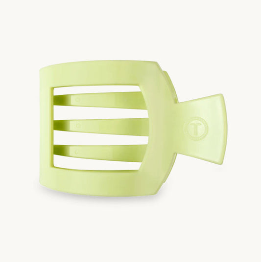 Teleties Large Flat Square Clip - Aloe, There!