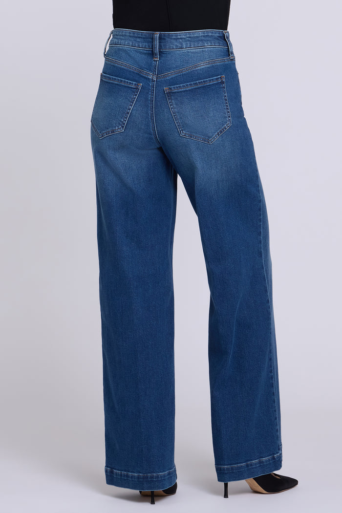 Teresa Wide Leg Jeans - Blaze