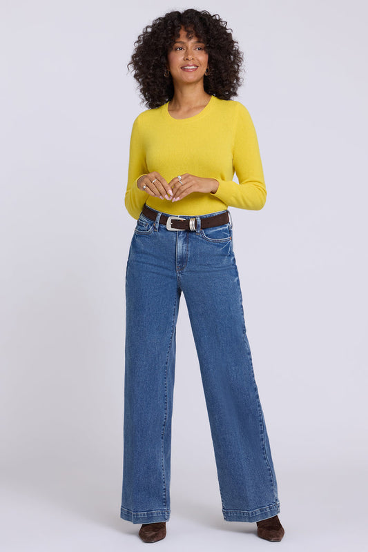Teresa Wide Leg Jeans - Burnet