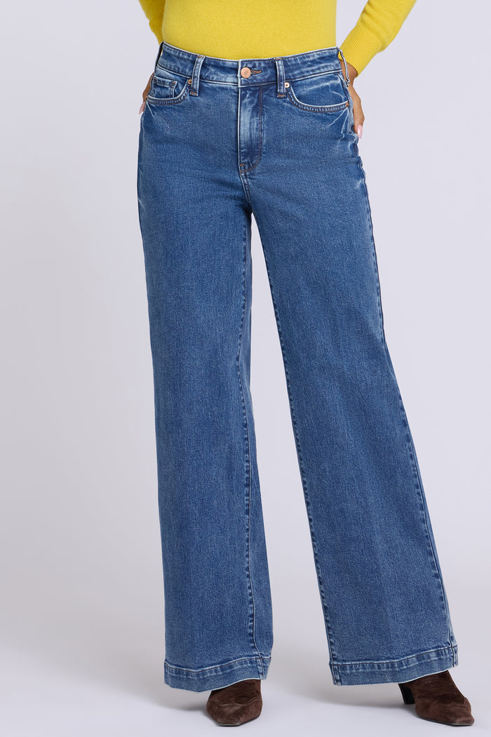 Teresa Wide Leg Jeans - Burnet