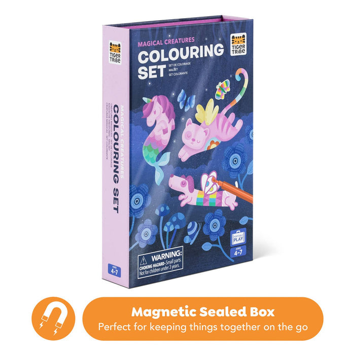 Tiger Tribe Magical Creatures Coloring Set