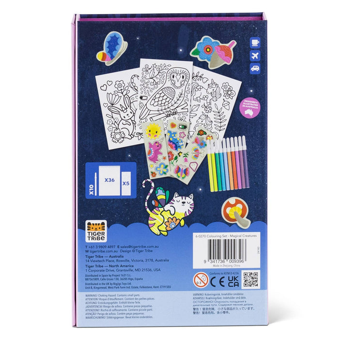Tiger Tribe Magical Creatures Coloring Set