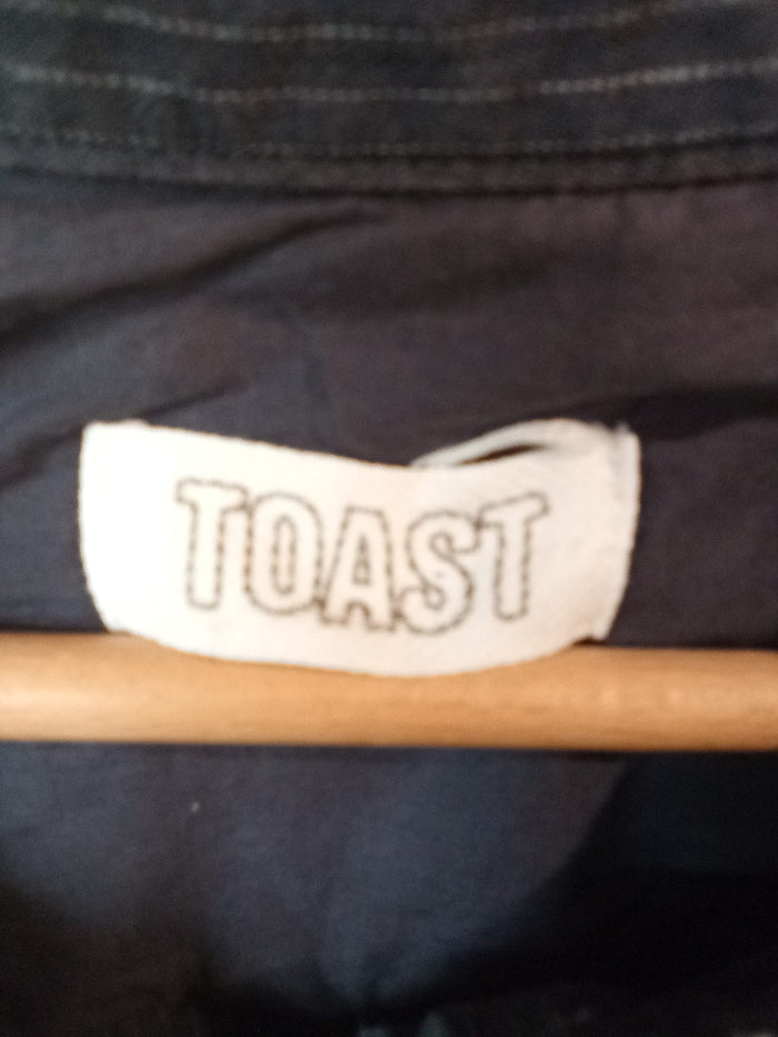 TOAST Shirt Smock Pinstripe Dress- Women's Size 14- USED GOOD CONDITION