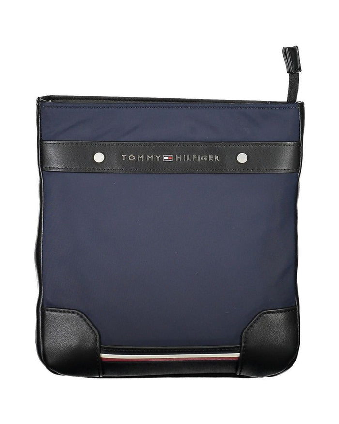 Tommy Hilfiger Blue Polyurethane Men's Shoulder Bag