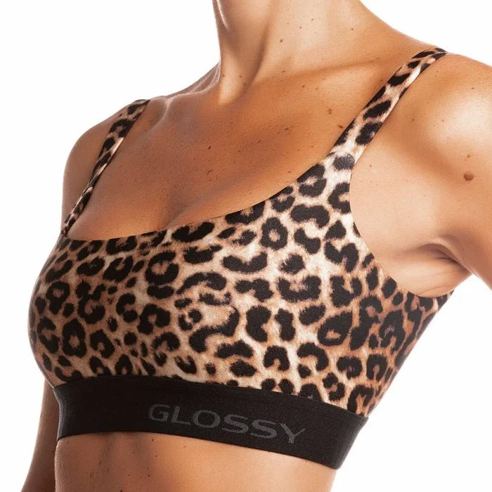Top Glossy - Animal Print (Leopard Style)