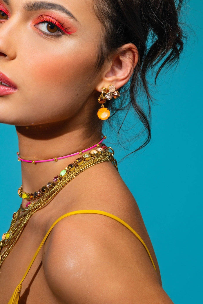 Torin Earrings in Electrics