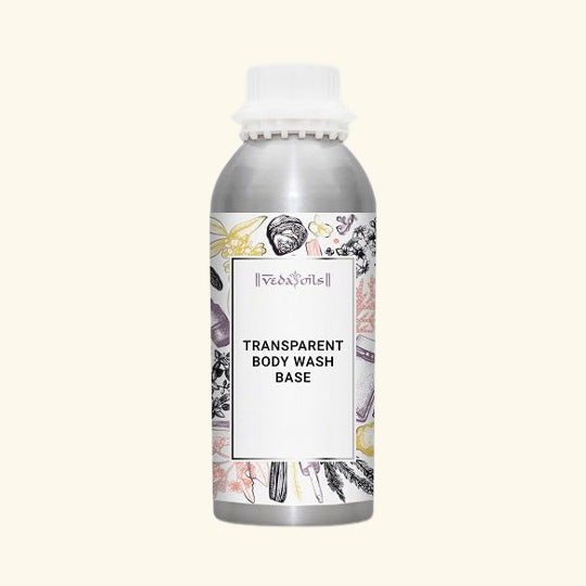 Transparent Body Wash Base Bottle