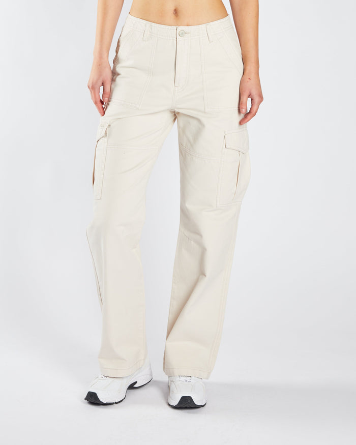 Tyler Cargo Pant Stone White