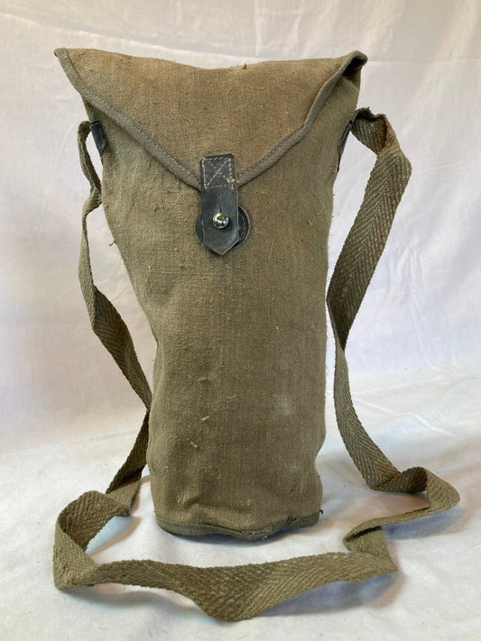 Vintage Italian Military Hemp Canvas Haversack Shoulder Bag – Surplus Cylinder Bag