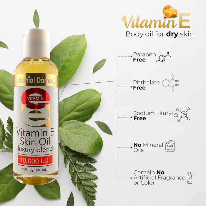 Vitamin E Oil 10,000 IU 5 fl. oz. Colonial Dames