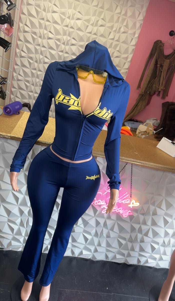 Where The Baddies / Two Piece Pants Set